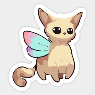 Cat X Butterfly AKA CATTERFLY | Cat and Butterfly Sticker